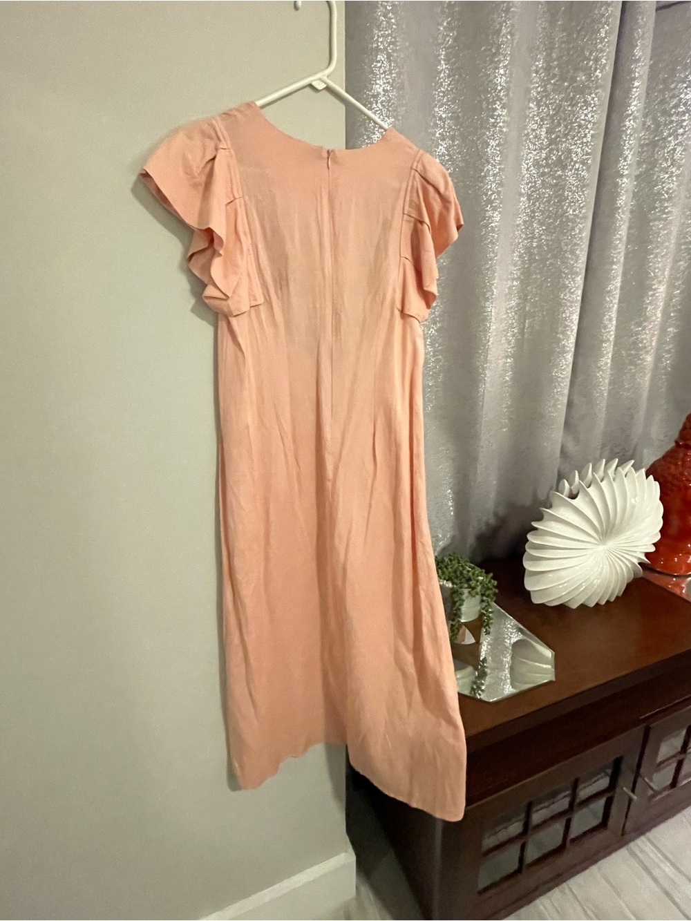 Tucknuck Pomander Place Pink Embroidered Linen Dress Size Small - Picture 10 of 14